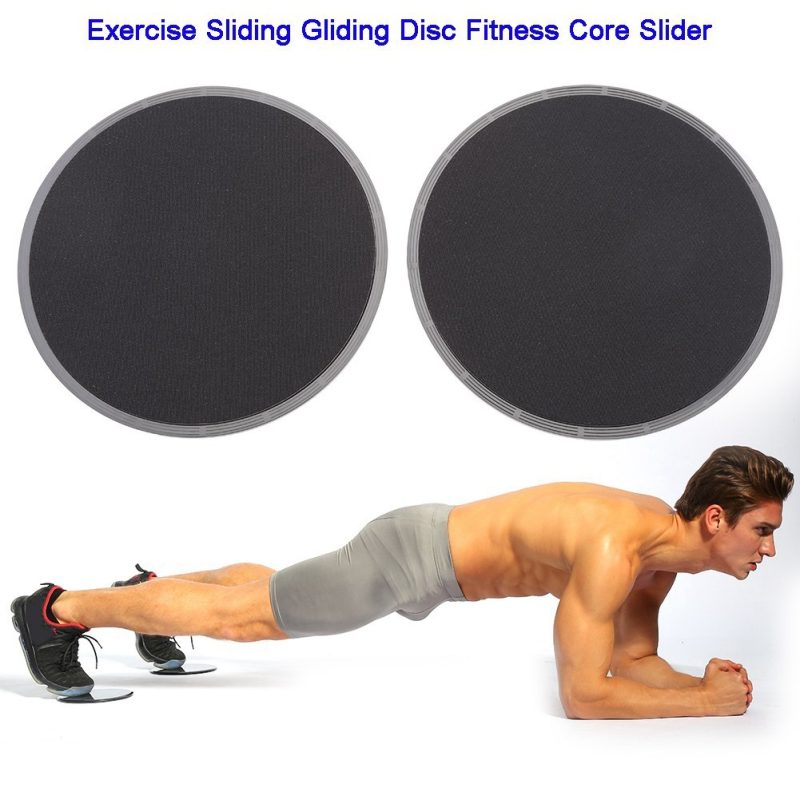 2pcs Exercise Sliding Gliding Disc Fitness Core Slider Sport Full Body Workout - Afbeelding 2