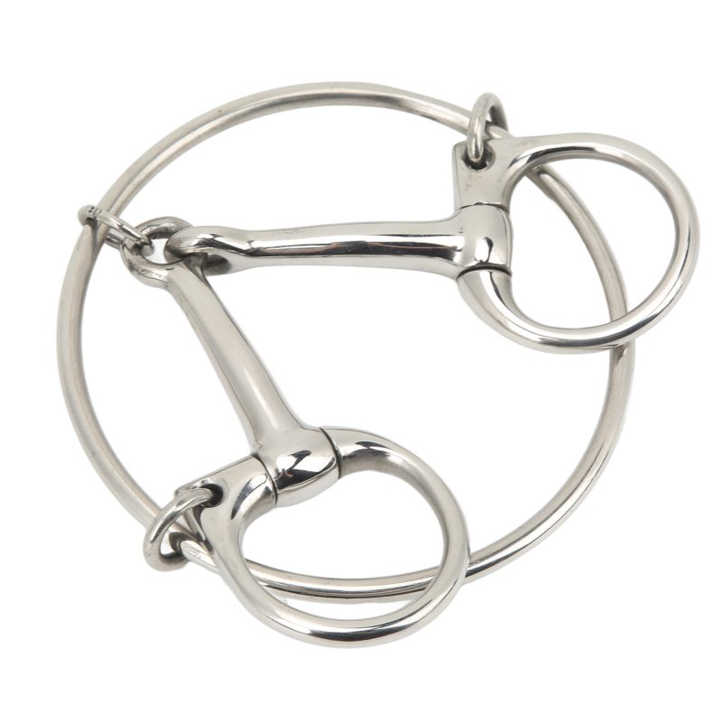 125mm Stainless Steel Horse Mouth Bit 5 Inch Horse Bits Outdoor Training Loose Ring - Afbeelding 9