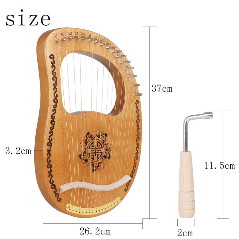 Small Harp, Small Portable Niche, Simple And Easy To Learn Musical Instrument - Afbeelding 2