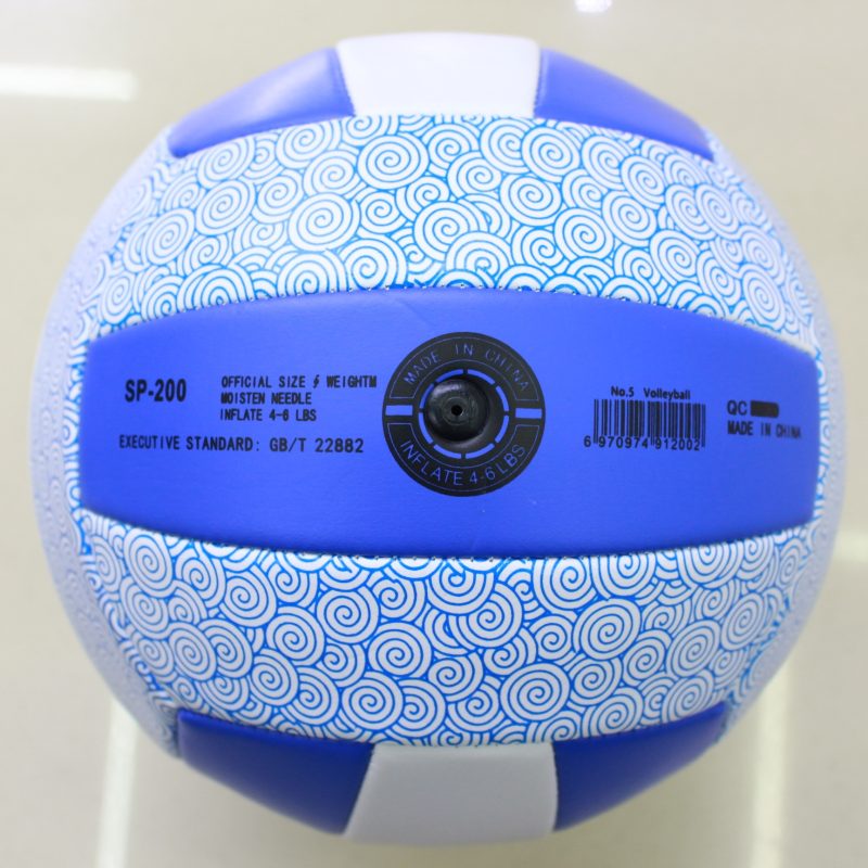 Genuine No. 5 Volleyball Blue and White Porcelain High-foaming Volleyball Soft Volleyball for Senior High School Entrance Examination Standard - Afbeelding 4