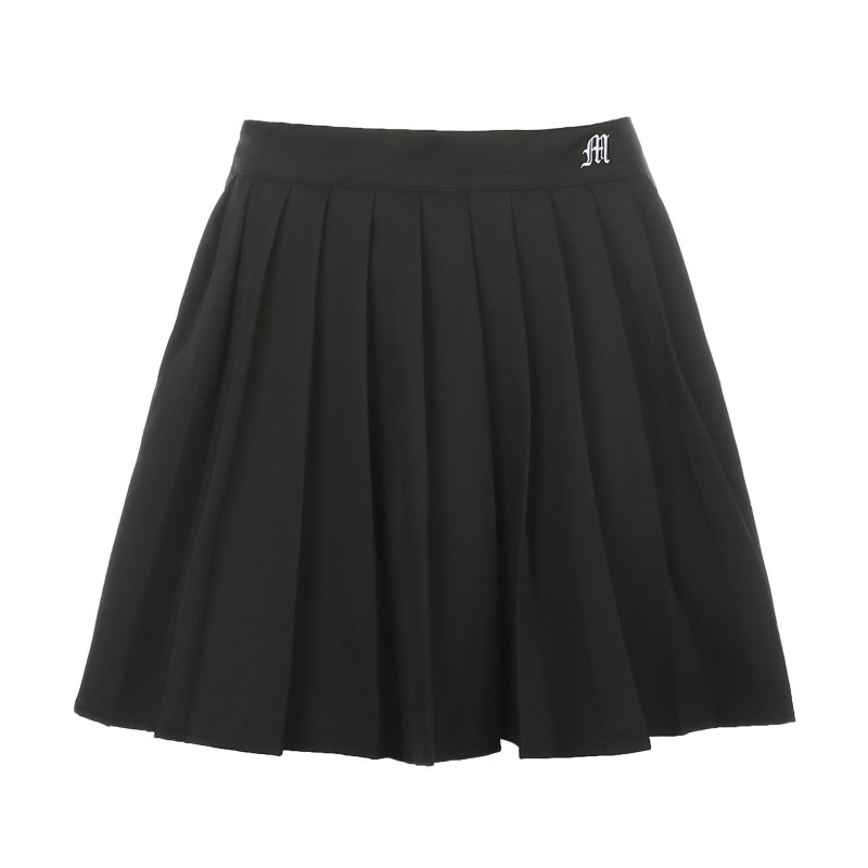 White Pleated Skirt Short Woman Elastic Waist Mini Skirts - Afbeelding 6