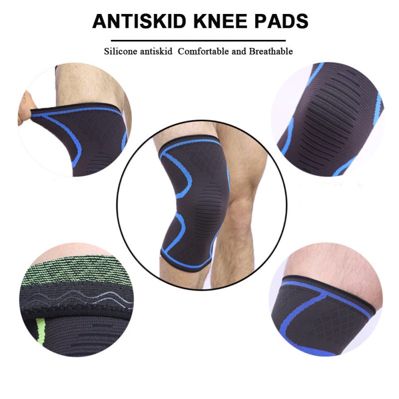 Knitted Nylon Sports Knee Pads For Outdoor Warmth - Afbeelding 2