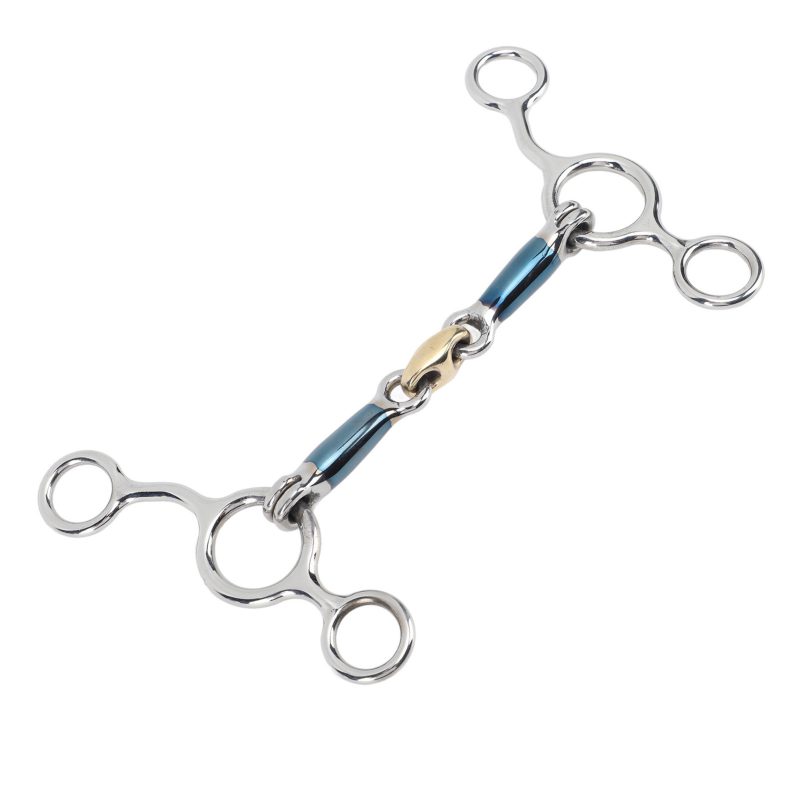 125mm Professional Snaffle Bit Stainless Steel Horse Mouth Bit Horse Breeding Accessories - Afbeelding 5