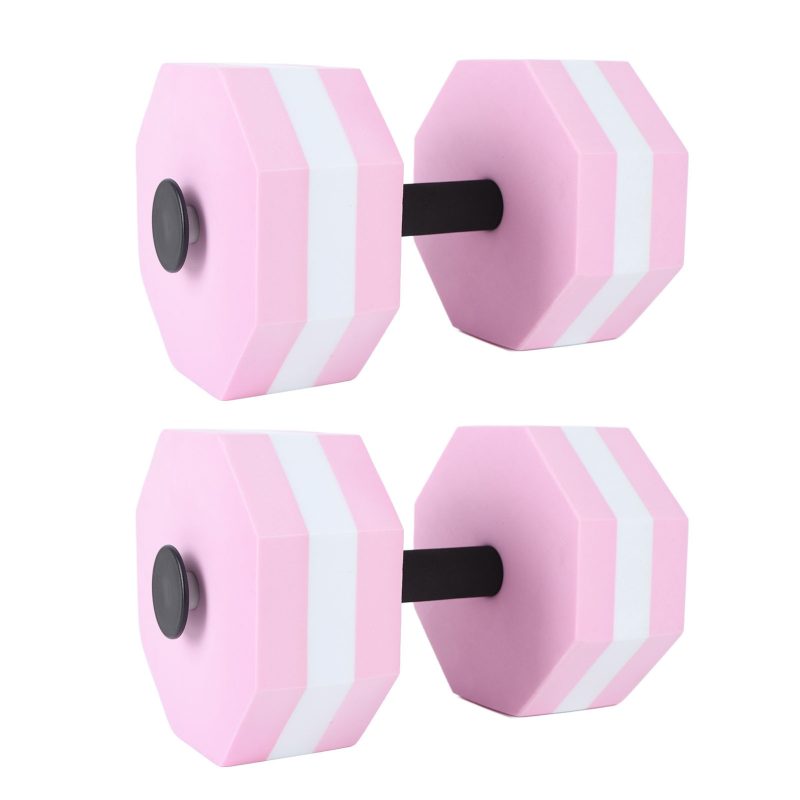 2Pcs Aquatic Dumbbells EVA Flexible Floating Water Dumbbells for Kids Adults Swimming Training Water Sport - Afbeelding 4