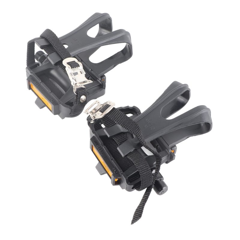 1 Pair Nylon Cycling Pedals Toe Clips Straps for Fixie Mountain Bikes Accessories - Afbeelding 4