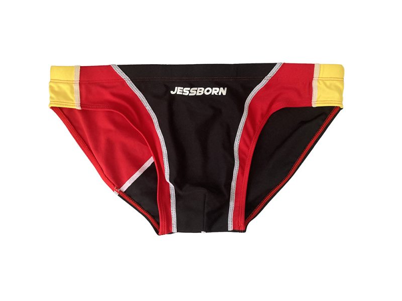 Men's Color Matching Swim Briefs Swimming Trunks - Afbeelding 8