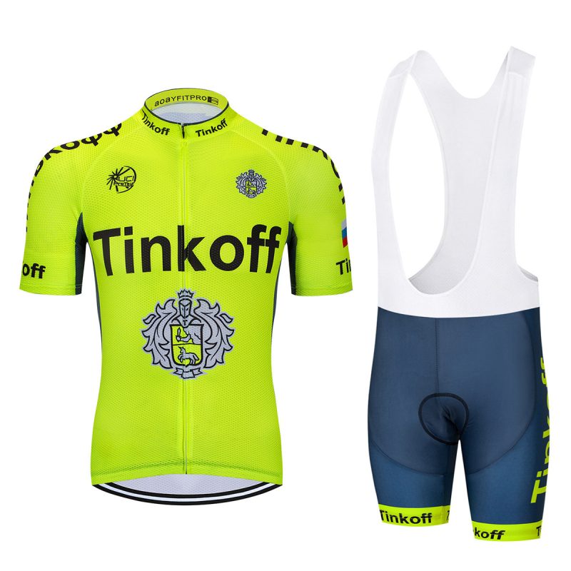 Cycling Short Sleeve Suit Fluorescent Color Cycling Jersey - Afbeelding 6