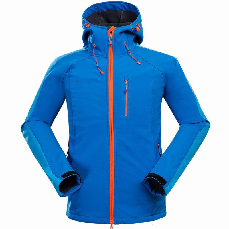 New foreign trade men outdoor mountaineering camping leisure sports clothing anti wind compound jacket soft shell jacket - Afbeelding 4