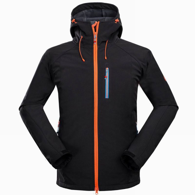 New foreign trade men outdoor mountaineering camping leisure sports clothing anti wind compound jacket soft shell jacket - Afbeelding 3