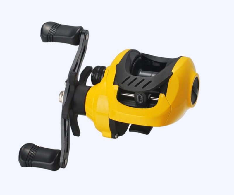 Small Yellow Water Drop Wheel Luya Wheel Fishing Reel Lei Qiang Hit Black Micro-object Modification Wheel - Afbeelding 8