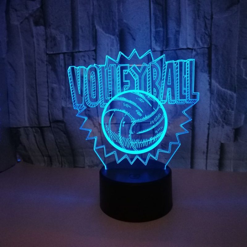 Volleyball 3d led night light - Afbeelding 5