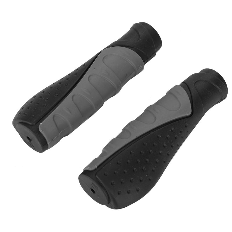 1Pair Anti slip Bicycle Ergonomic Handle Handlebar Rubber Grips Cycling Accessories - Afbeelding 2