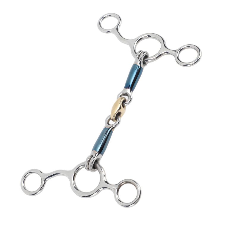 125mm Professional Snaffle Bit Stainless Steel Horse Mouth Bit Horse Breeding Accessories - Afbeelding 4