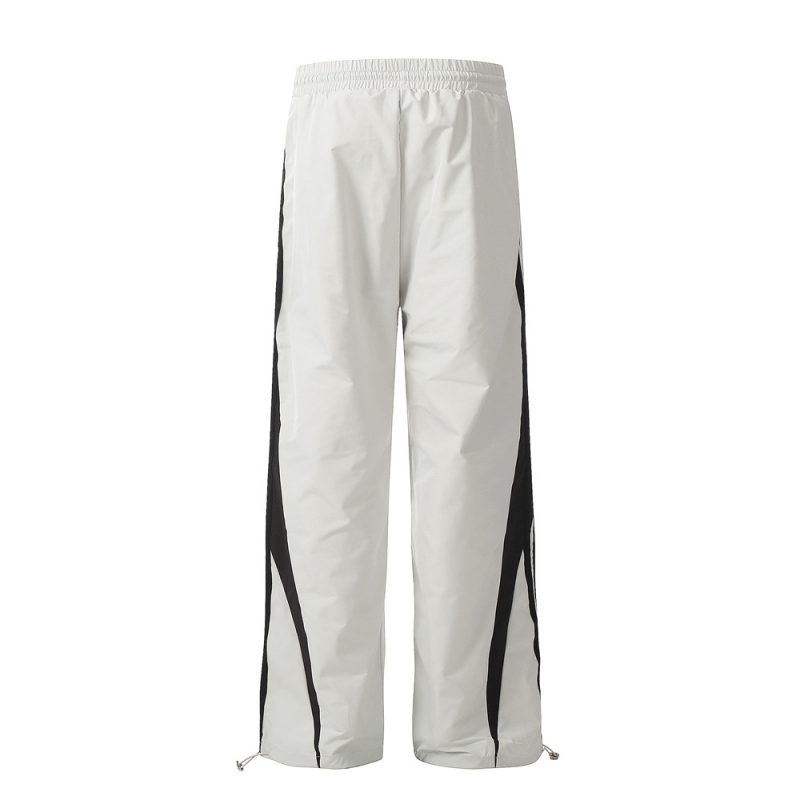 Stitching Sports Casual Straight Trousers Men - Afbeelding 4