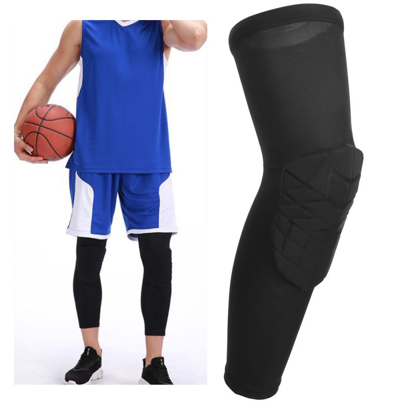 Sport Cellular Basketball Kneecap Ultrathin Breathable Anticollision Elasticity Protective Gear for Adult Children BlackXL - Afbeelding 5