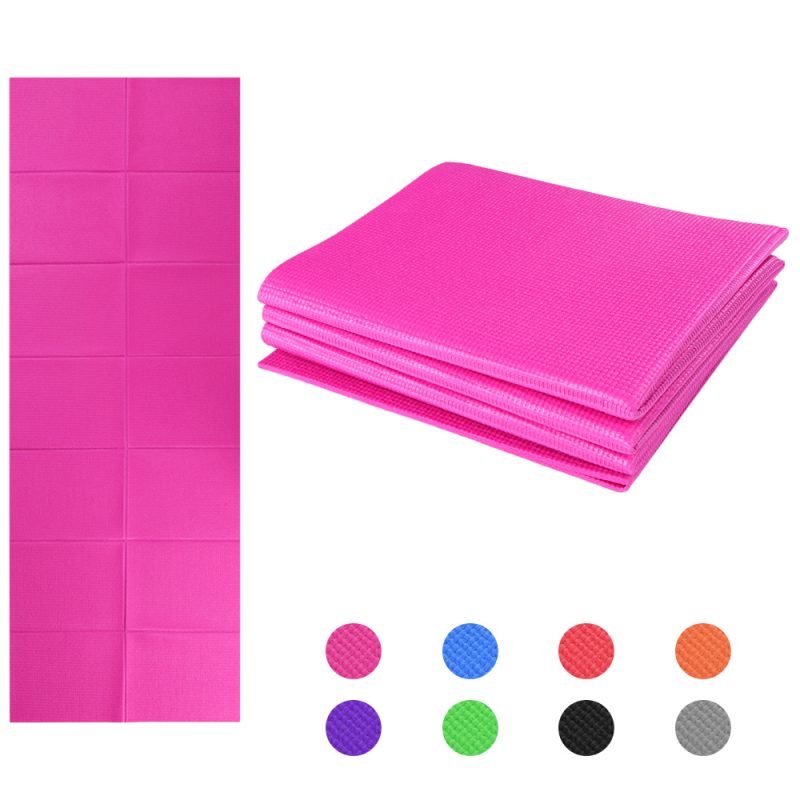 Non Slip Yoga Mat 3 Folding Gymnastics Mat Fitness Exercise Gym Oxford Airtrack Panel Tumbling Climbing Pilates Pad Air Track - Afbeelding 3