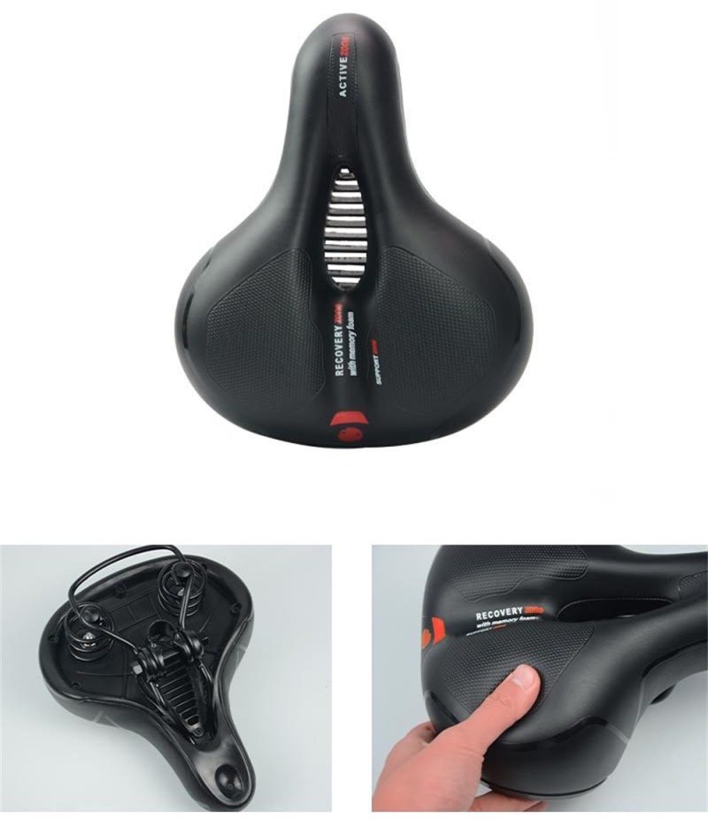 Bicycle Cushion Thickened Soft Silicone Saddle Cycling Equipment Accessories - Afbeelding 6