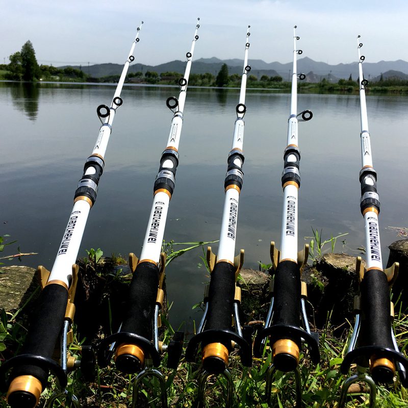 2.1M -3.6M Carp Fishing Rod Feeder Hard FRP Carbon Fiber Telescopic Fishing Rod Fishing Pole - Afbeelding 2