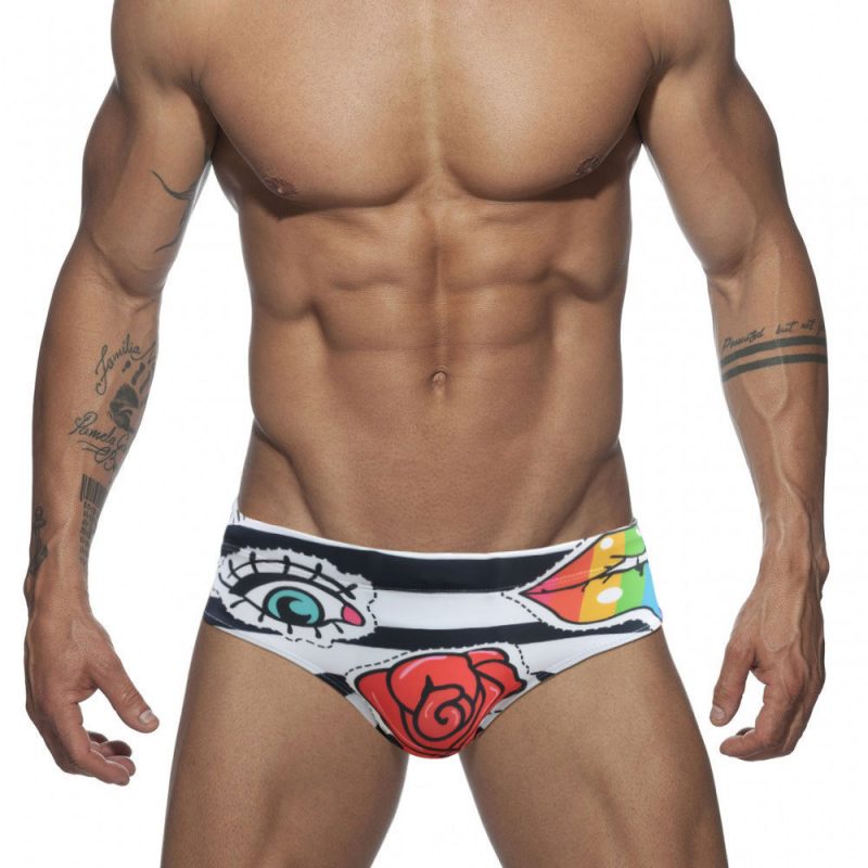 Striped Fashionable Tight Underwear For Men - Afbeelding 5