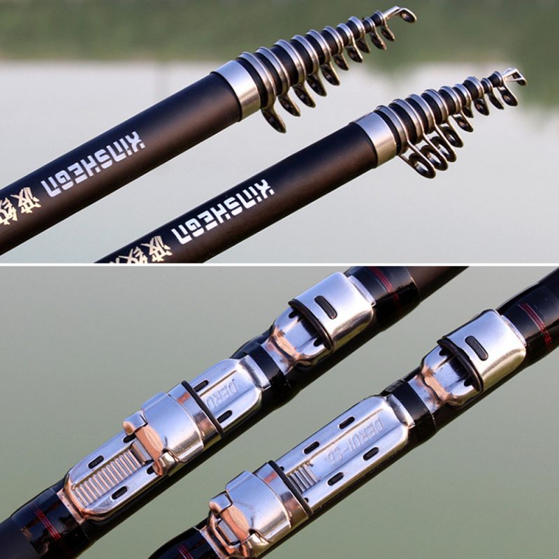 Corrugated Longji Fishing Rod Rocky Rod Light Hard Carbon Fishing Rod Hand And Sea Dual-purpose Fishing Gear Set - Afbeelding 4