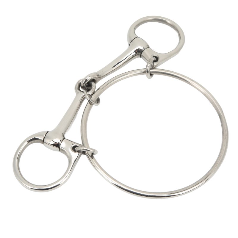 125mm Stainless Steel Horse Mouth Bit 5 Inch Horse Bits Outdoor Training Loose Ring - Afbeelding 7