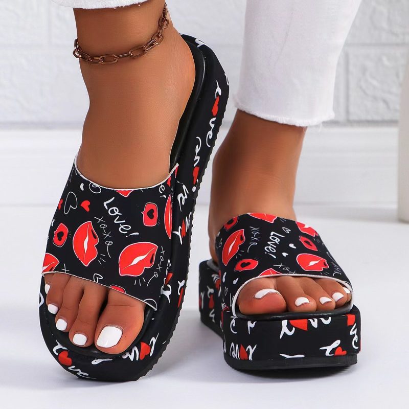 Plus Size Slippers Women's Outer Wear - Afbeelding 10