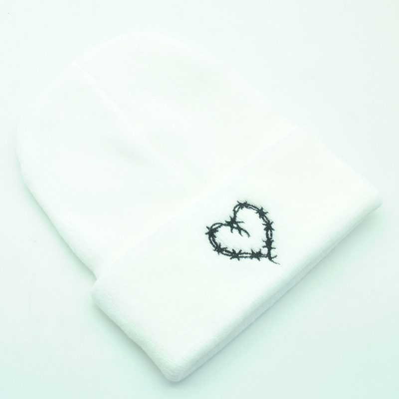 Outdoor Keep Warm Couple Heart-shaped Knitted Hat Women - Afbeelding 6