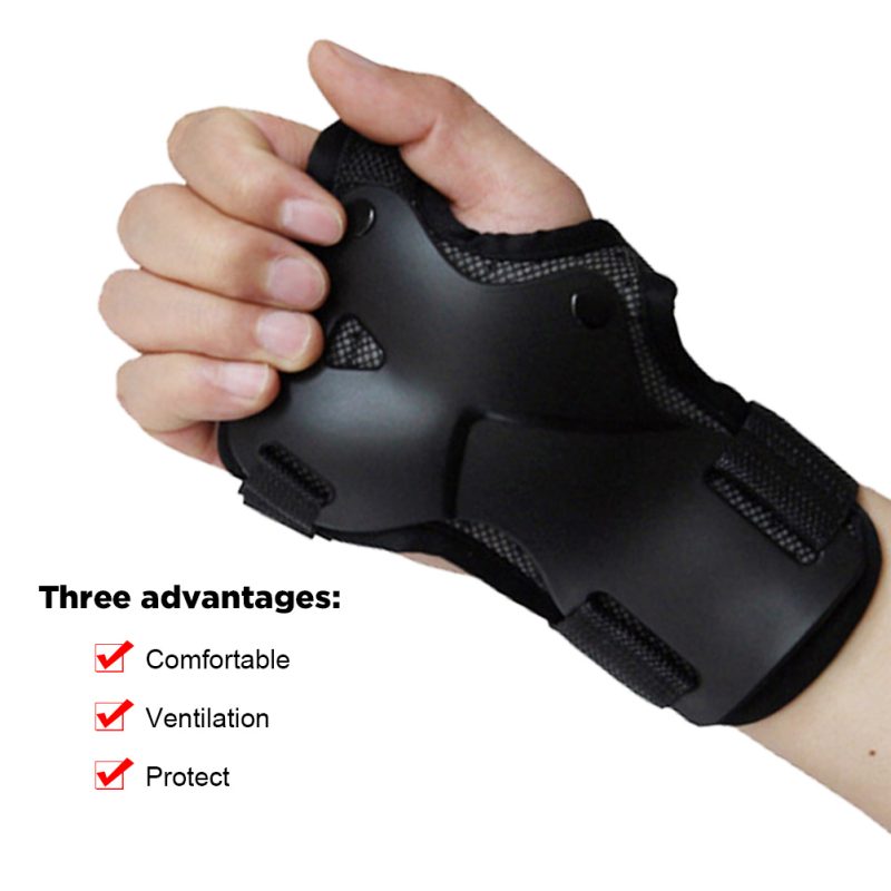 1 pair Impact Resistant Wrist Guards Protective Gear Wrist Brace Wrist Support for Skating Skateboard Skiing Snowboard - Afbeelding 5