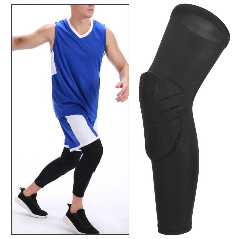 Sport Cellular Basketball Kneecap Ultrathin Breathable Anticollision Elasticity Protective Gear for Adult Children BlackXL - Afbeelding 7