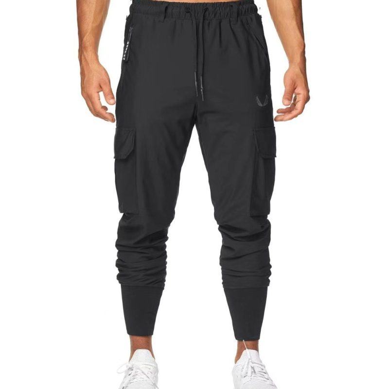 Fitness Sports Men Autumn And Winter Running Feet Casual Sports Trousers - Afbeelding 6