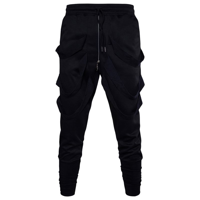 Low Crotch Cross Pants Casual Sports Trousers Men - Afbeelding 6