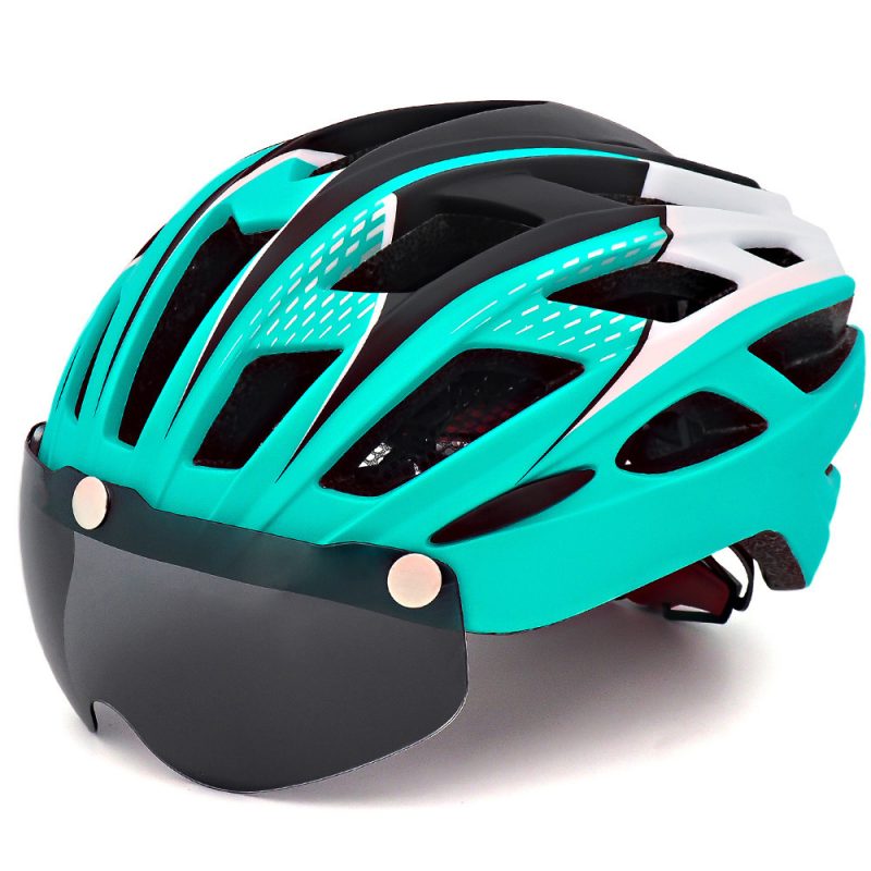 Bicycle Helmet Goggles Integrated Riding Helmet Equipment - Afbeelding 10