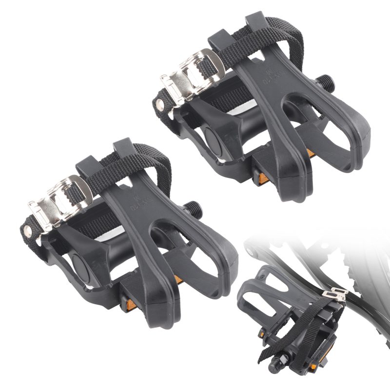 1 Pair Nylon Cycling Pedals Toe Clips Straps for Fixie Mountain Bikes Accessories - Afbeelding 10