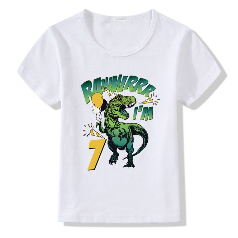 Children's T-shirt Numbers 1-9 Birthday T-shirt - Afbeelding 7