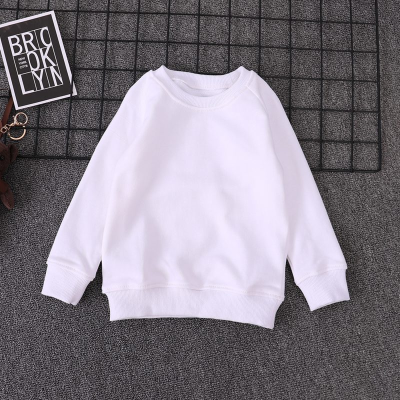 Sweater Boys Spring And Autumn Pure Cotton Children's Bottoming Shirt girls Fashion Tops Big Kids Pullovers