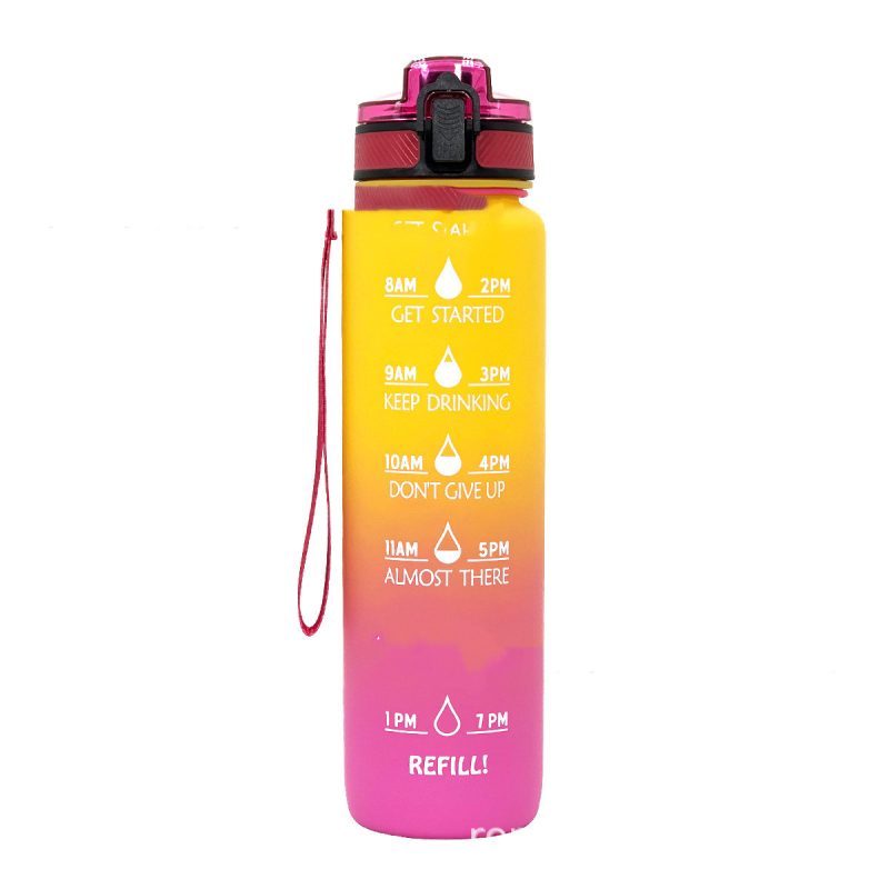 Sports Frosted Gradient Water Bottle - Afbeelding 6