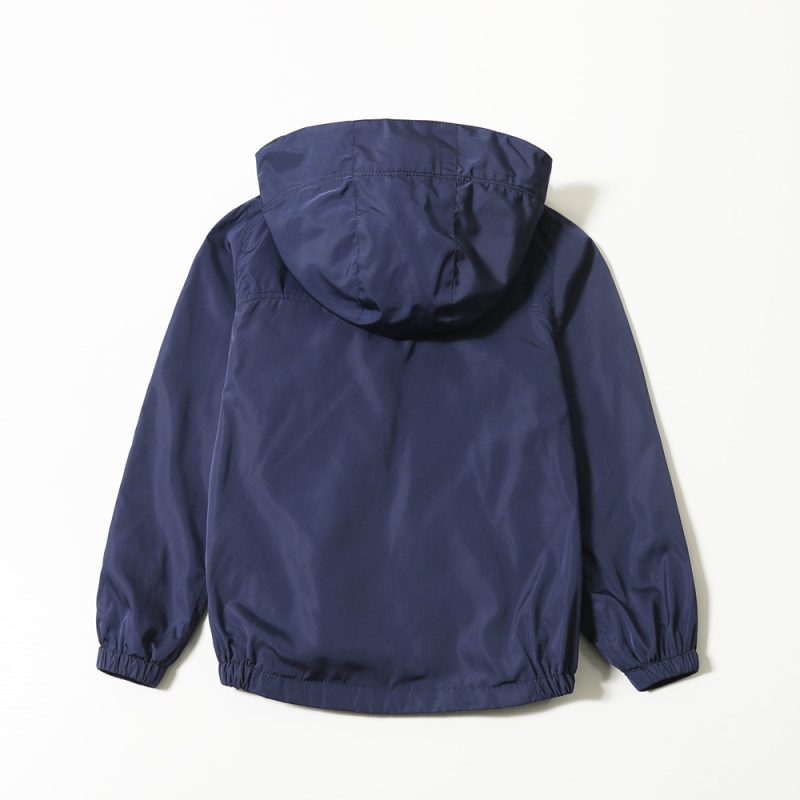 Coat Jacket Autumn New Medium And Big Kids Hood - Afbeelding 4