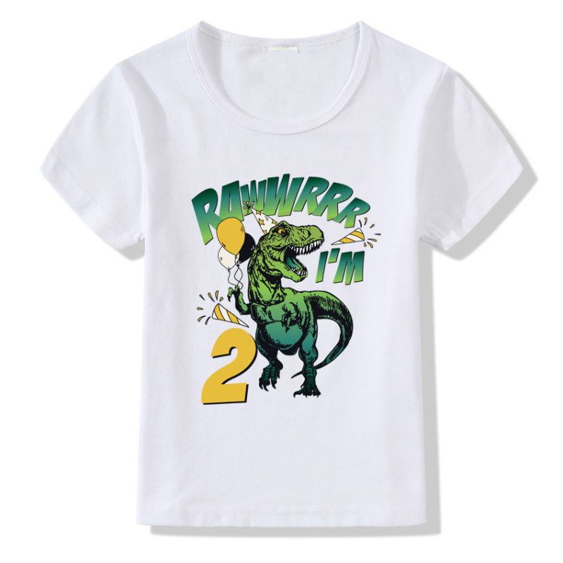 Children's T-shirt Numbers 1-9 Birthday T-shirt - Afbeelding 2