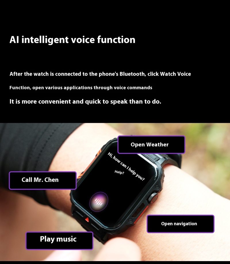 Smart Wireless Call Sport Step Counting Watch - Afbeelding 10