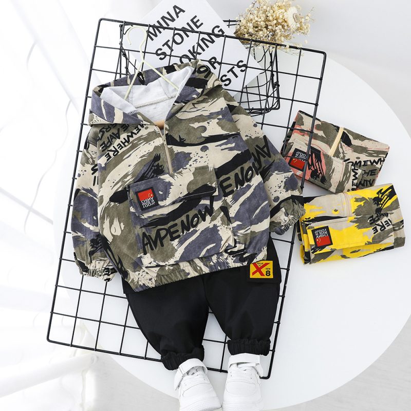 Wild casual camouflage children's clothing - Afbeelding 3