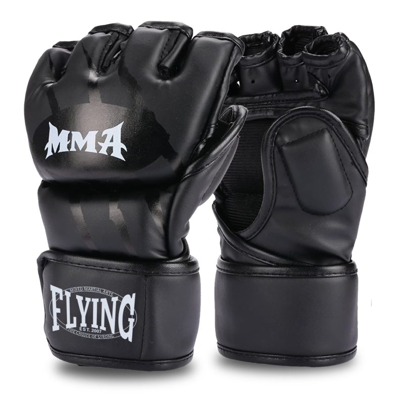 Half Finger Boxing Sanda Split Finger Fighting Gloves - Afbeelding 4