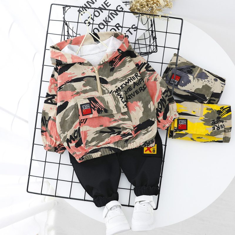 Wild casual camouflage children's clothing - Afbeelding 2