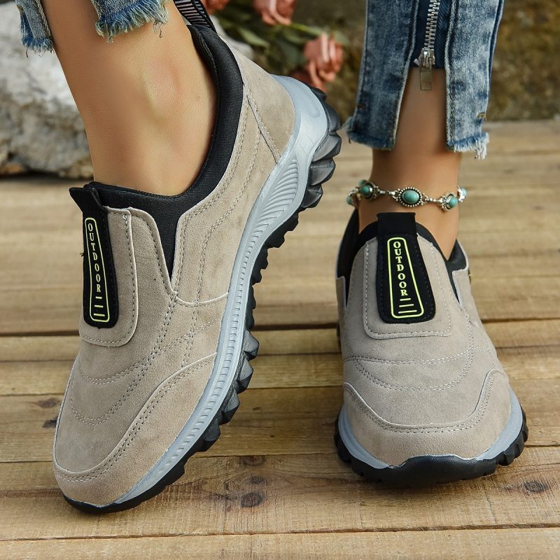 Outdoor Slip-on Sports Shoes Comfortable Walking Running Sneakers Women - Afbeelding 2