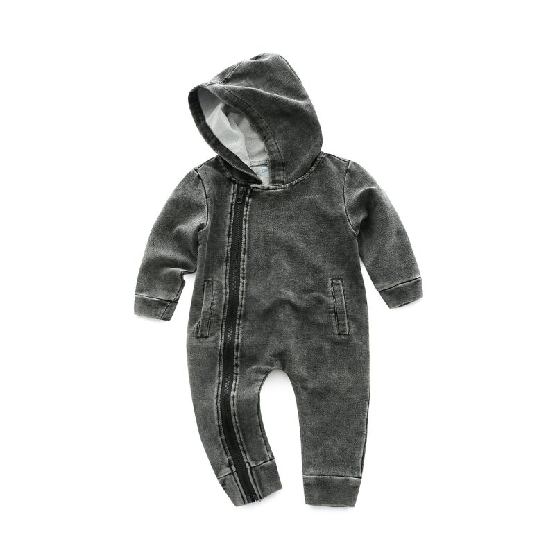 Children's Clothing Baby Jumpsuit Zipper Shirt - Afbeelding 3