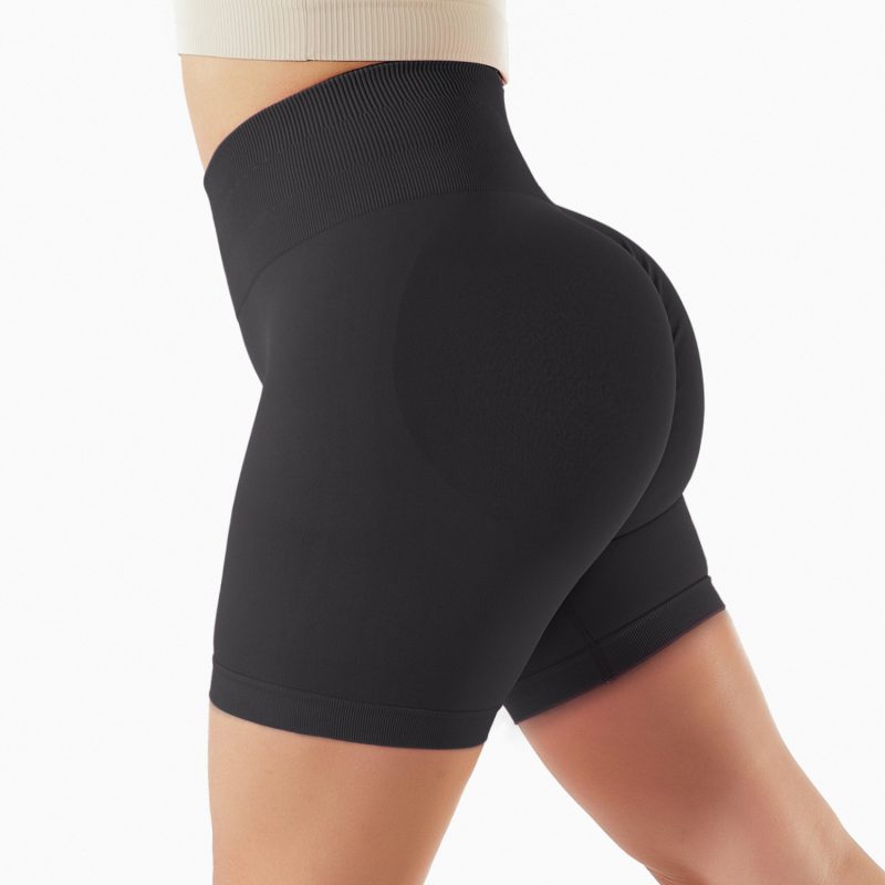 Seamless Yoga Shorts In Europe And The United States With High Hips And Waist - Afbeelding 2