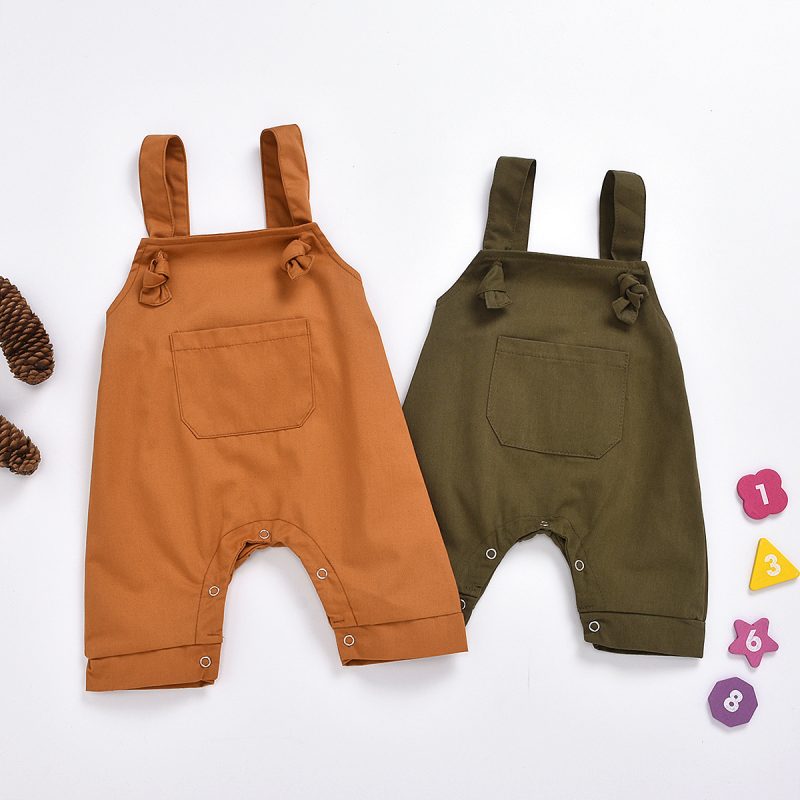 Children's overalls fashion kids work pants - Afbeelding 2