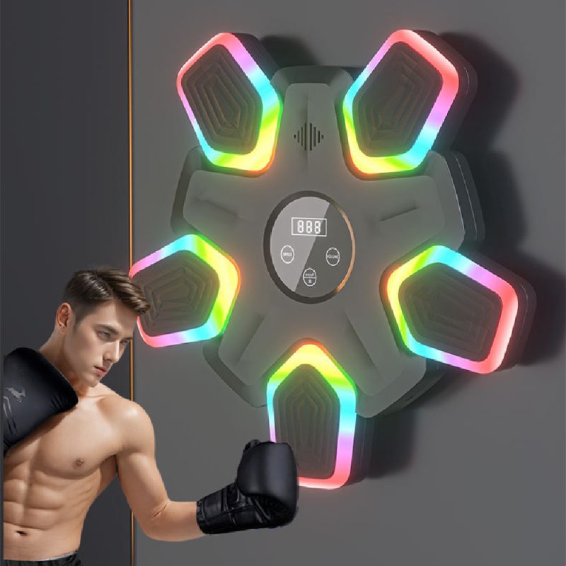 New Smart Bluetooth Music Sports Fitness Machine Home Training Boxing Wall Target